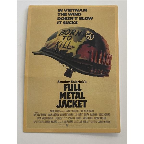 Full Metal Jacket movie sticker
