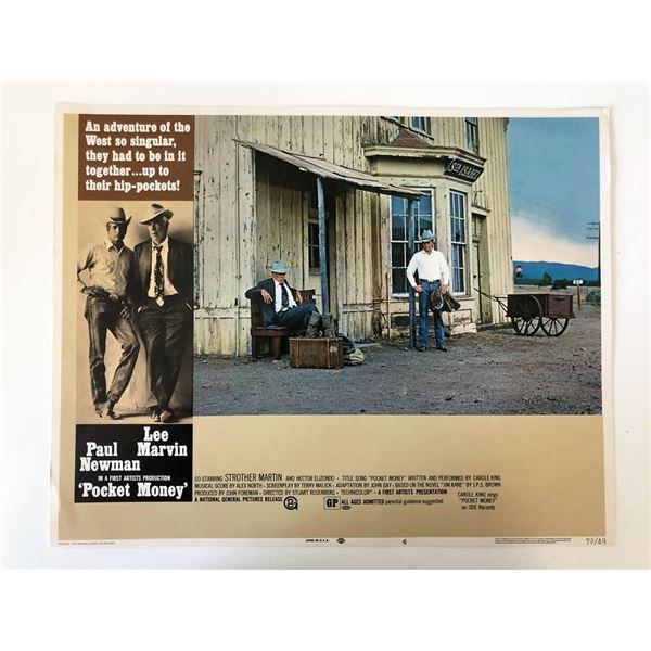 Pocket Money original 1972 vintage lobby card