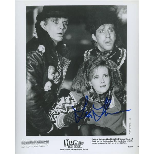 Howard The Duck Lea Thompson signed movie photo