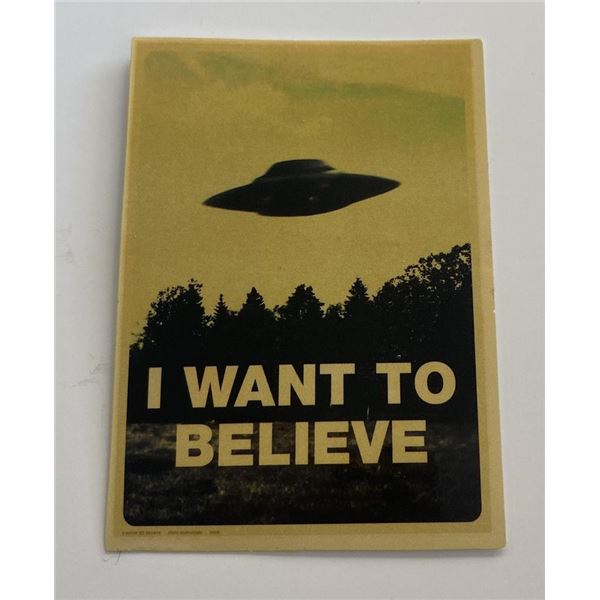 The X-Files: I Want to Believe sticker