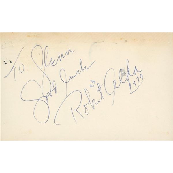 The Devil's Hand Robert Alda signed note