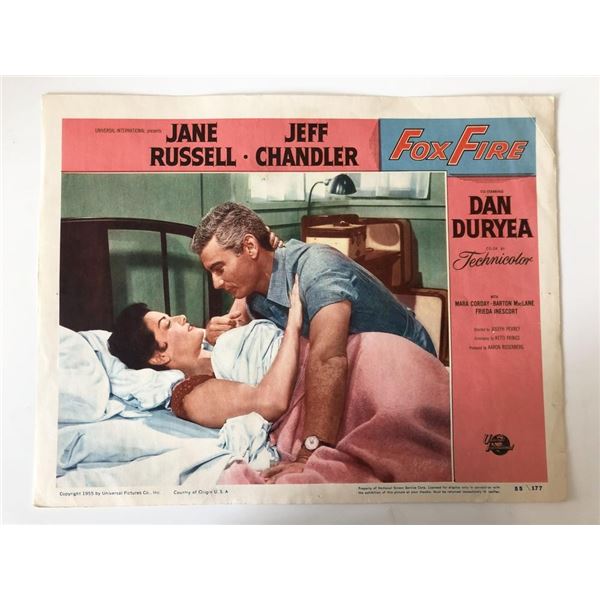 Foxfire original 1955 vintage lobby card