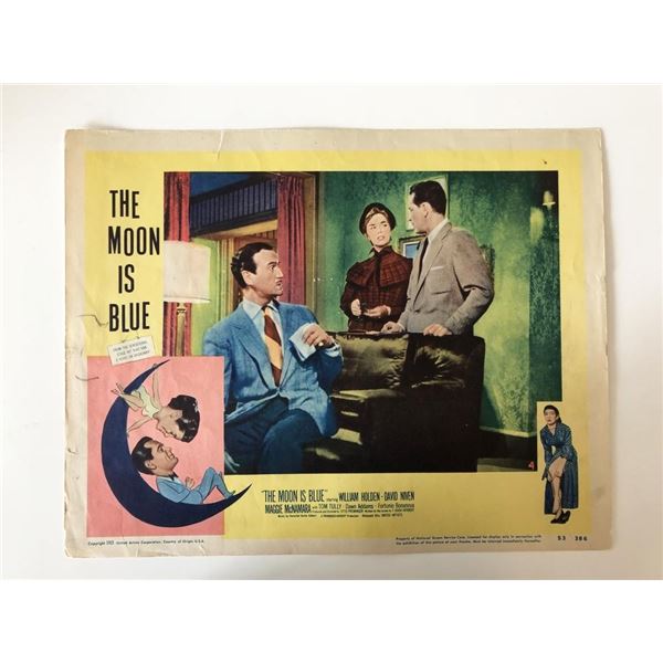 The Moon Is Blue original 1953 vintage lobby card