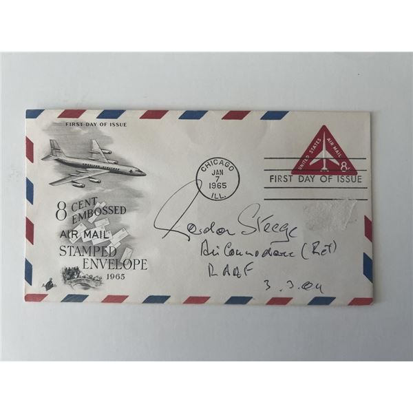 RAAF Gordon Steege signed first day cover