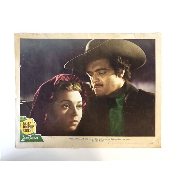 Green Dolphin Street original 1947 vintage lobby card