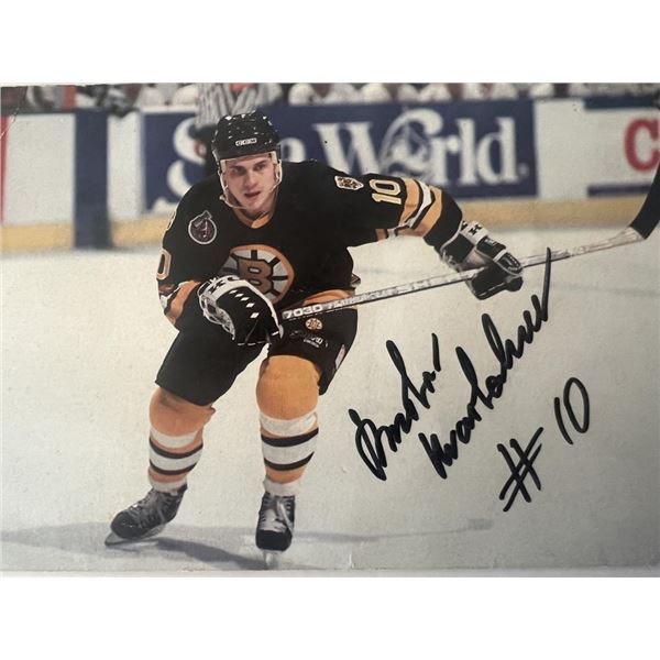Boston Bruins Dmitri Kvartalnov signed postcard