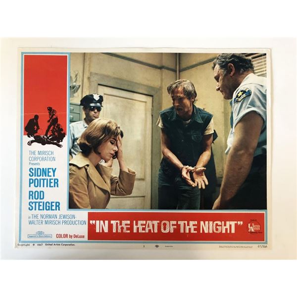 In the Heat of the Night original 1967 vintage lobby card
