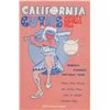 Image 1 : California Cuties novelty softball team program from 1961