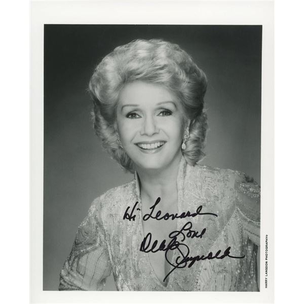 Debbie Reynolds signed photo. GFA Authenticated