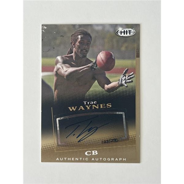 Trae Waynes signed autographed card