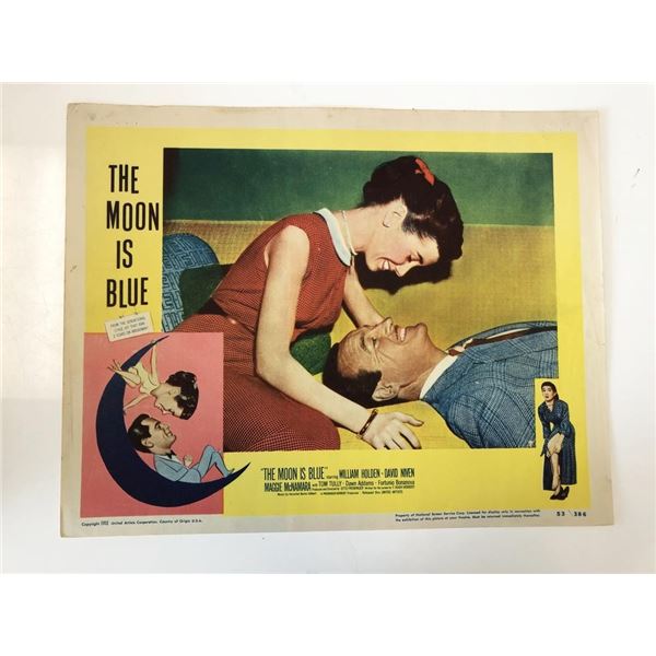 The Moon Is Blue original 1953 vintage lobby card