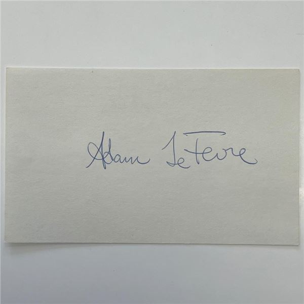 Adam LeFevre orignial signature