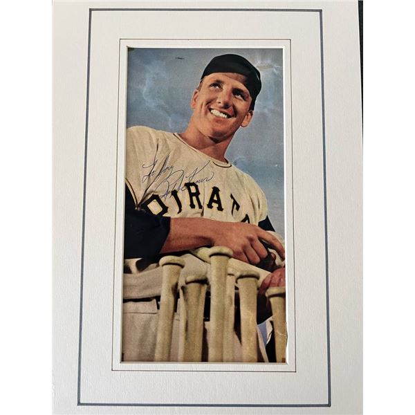 MLB Ralph Kiner signed matted photo