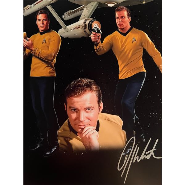 Star Trek William Shatner signed photo