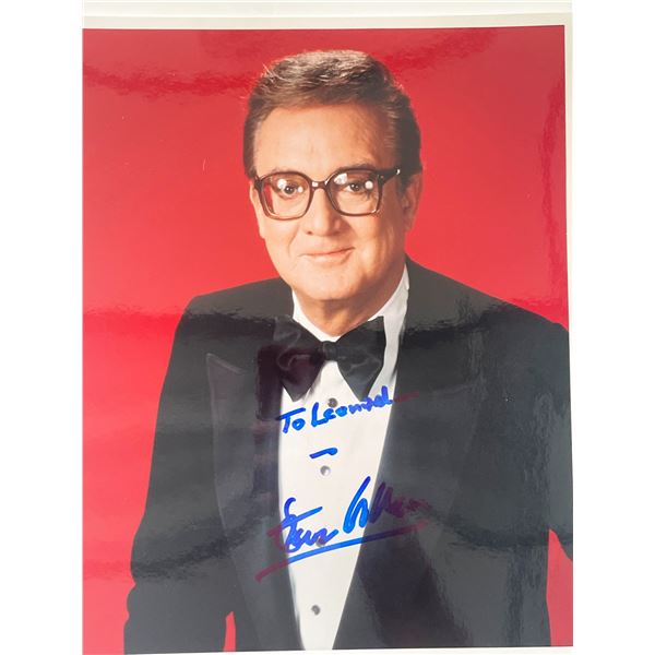 TV host Steve Allen signed photo