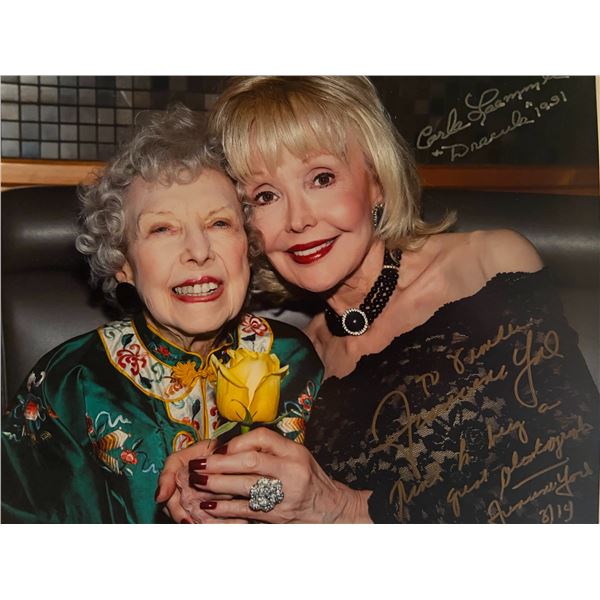 Carla Laemmle / Francine York signed photo