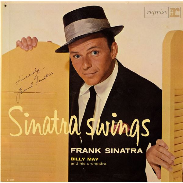 Frank Sinatra signed  The Best Of Frank Sinatra  album