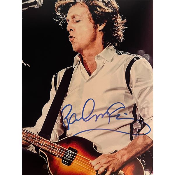Paul McCartney signed photo