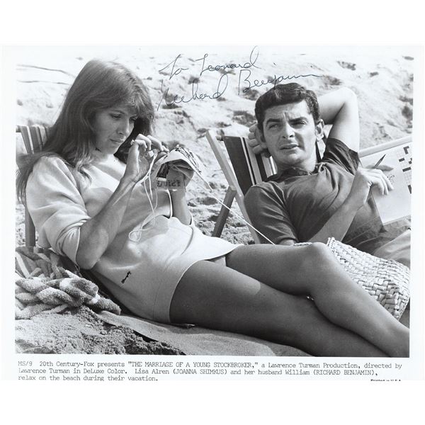 The Marriage of a Young Stockbroker Richard Benjamin signed movie photo