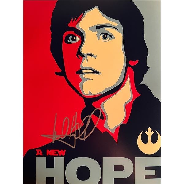 Star Wars Mark Hamill signed photo
