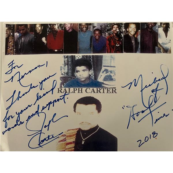 Good Times Ralph Carter signed photo collage