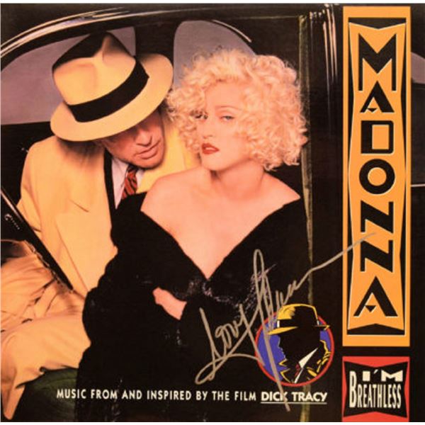 Madonna signed Iâ€™m Breathless album