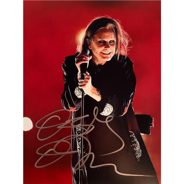 Ozzy Osbourne signed photo