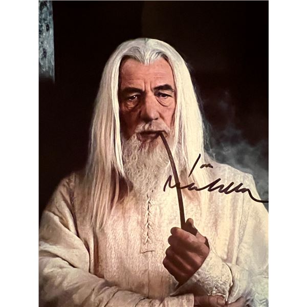 Lord of the Rings Sir Ian McKellen signed photo