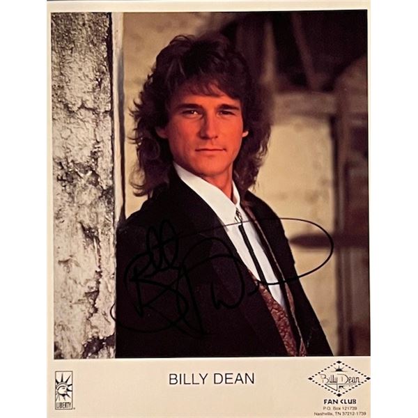 Star Search Country Singer Billy Dean Signed Photo