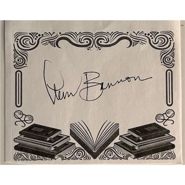 Author, Ann Bannon Original Signature