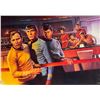 Image 1 : Rare Star Trek 1991 illustration of Crew by Drew Struzan original movie poster