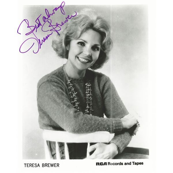Dick Clark's Good Ole DaysTeresa Brewer signed photo