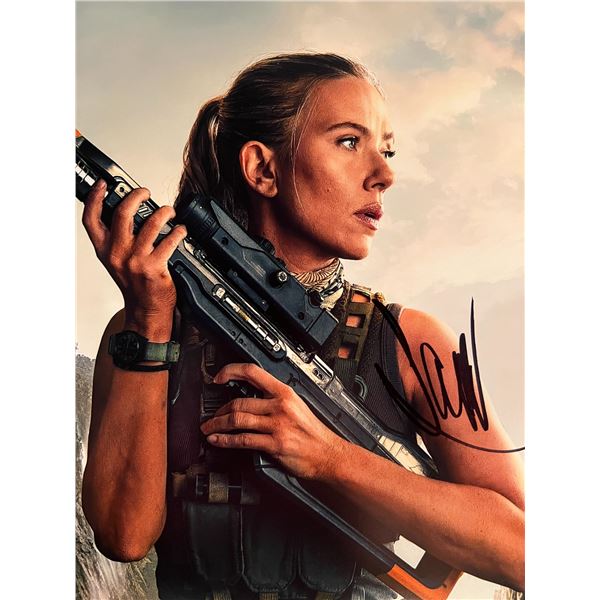 Jurassic World Scarlett Johansson signed movie photo