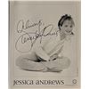 Image 1 : Country Singer Jessica Andrews signed photo