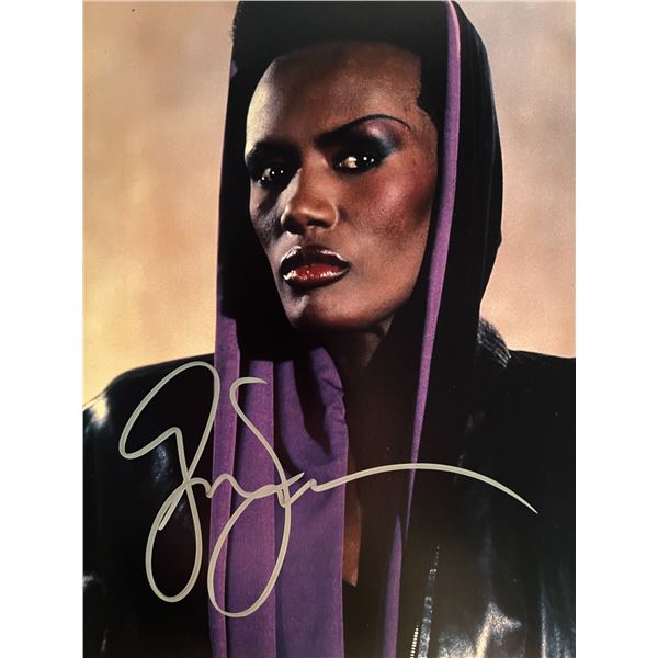 James Bond A View to a Kill Grace Jones signed movie photo