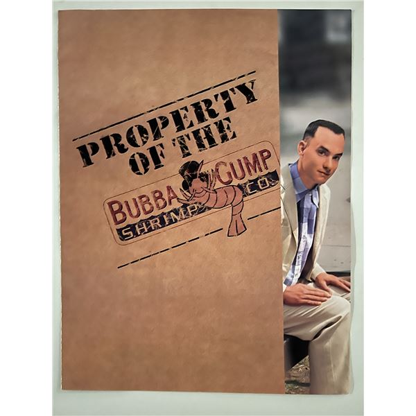 Original Forrest Gump Bubba Gump Folded Movie Flyer