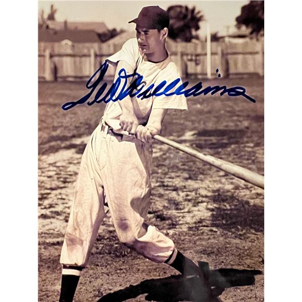 Ted Williams signed photo
