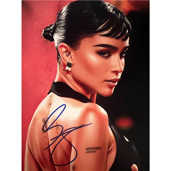 The Batman ZoÃ« Kravitz signed photo