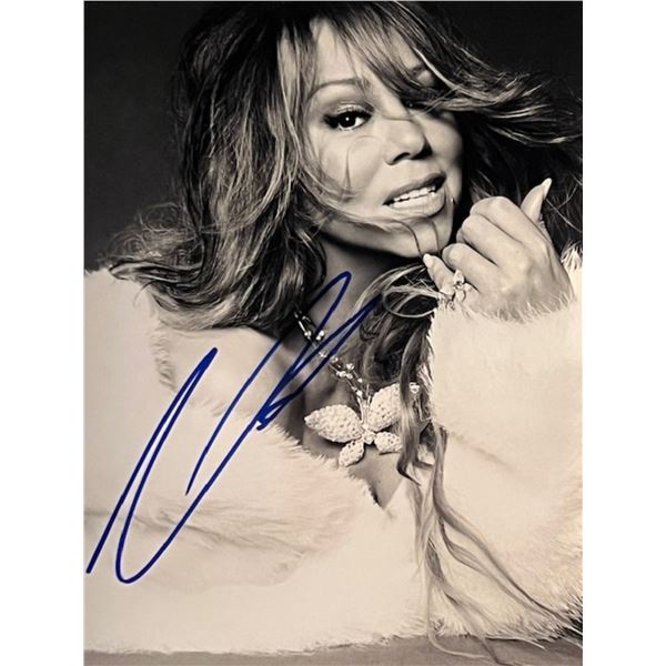 Mariah Carey signed photo