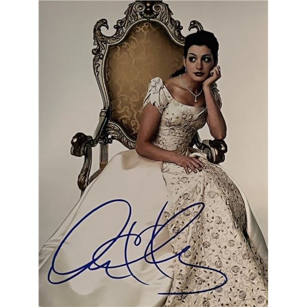 The Princess Diaries Anne Hathaway signed photo