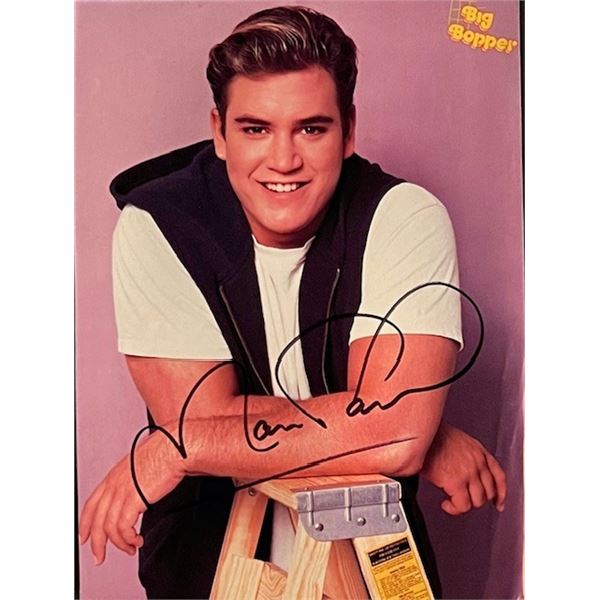 Saved By The Bell Mark-Paul Gosselaar Signed Big Bopper magazine page