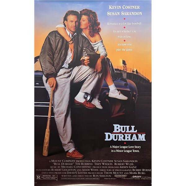 Bull Durham 1988 original movie poster