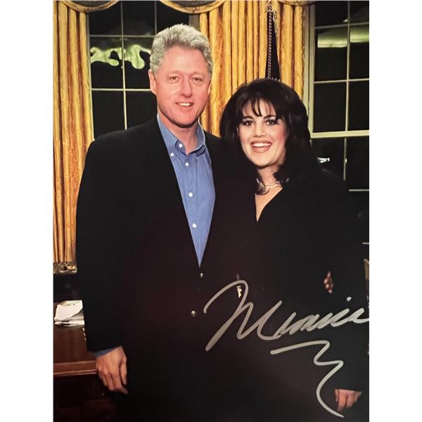 White House staffer Monica Lewinsky signed photo