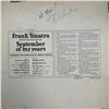 Image 6 : Frank Sinatra September of my years signed album. GFA Authenticated