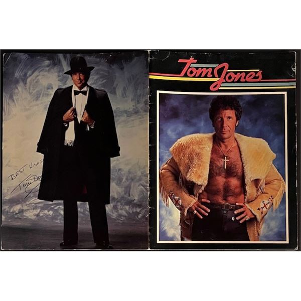 Singer Tom Jones Signed Tour Program