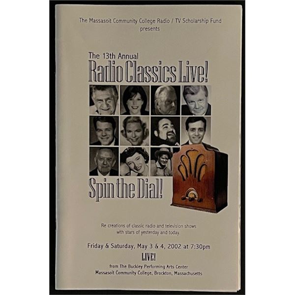 2002 13th Annual Radio Classics Live Program