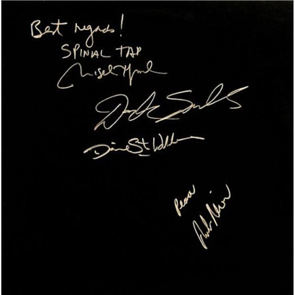 Spinal Tap signed "This is Spinal Tap" soundtrack GFA authenticated