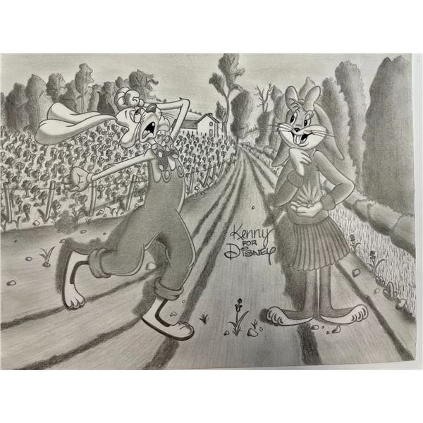 Ken Titleman Original Roger Rabbit Artwork