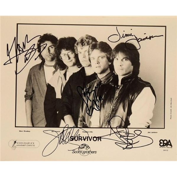 Survivor signed promo photo