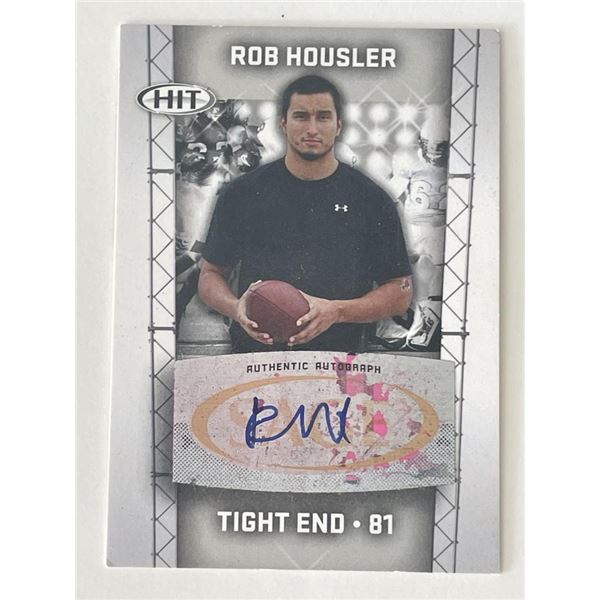 Rob Housler signed autograph card
